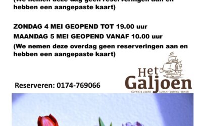 Aangepaste Openingstijden