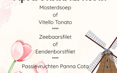 3-Gangen-keuzemenu April