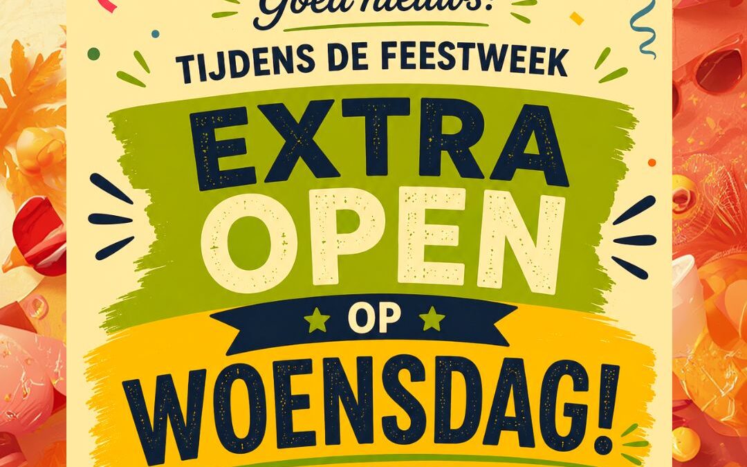 Woensdag 15 juli start Feestweek