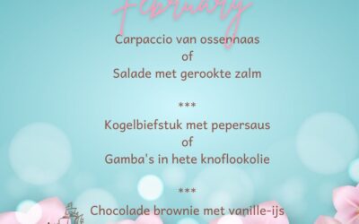 3-Gangen-keuzemenu Februari
