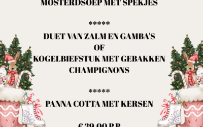 3-Gangen-keuzemenu December